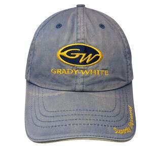 GW Grady White Superbly Engineered Baseball Cap Blue One Size Adjustable